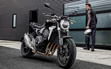 обоя honda cb1000r, мотоциклы, honda, cb1000r, вид, спереди, экстерьер, новый, черный, японские