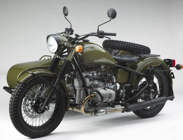 Обои картинки фото урал, мотоциклы, мотоциклы с коляской, мотоцикл, коляска