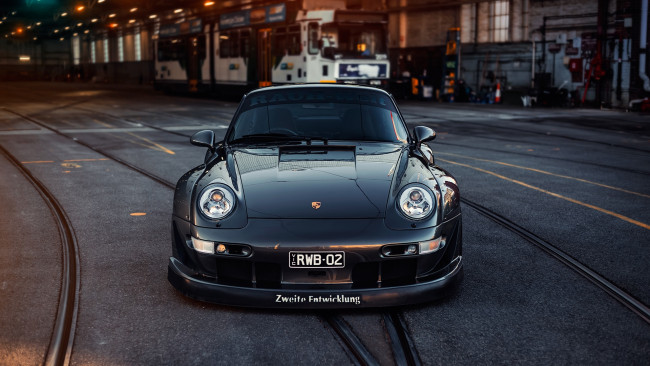 Обои картинки фото автомобили, porsche, 993, rwb