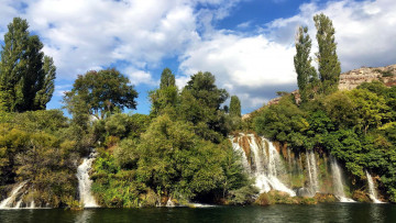 Картинка krka+national+park croatia природа водопады krka national park