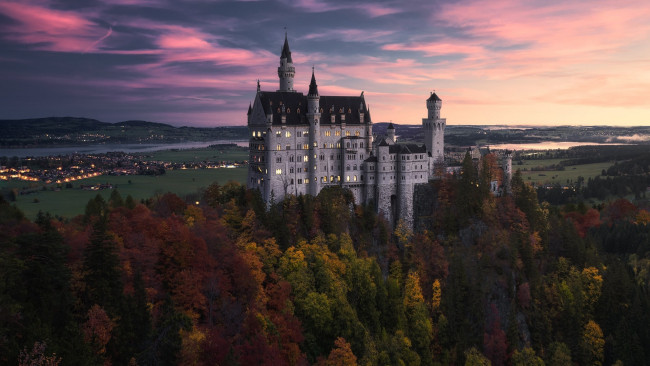 Обои картинки фото города, замок нойшванштайн , германия, neuschwanstein, castle