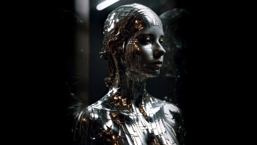 Картинка 3д+графика люди+ people абстракция