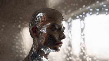 Картинка 3д+графика люди+ people абстракция