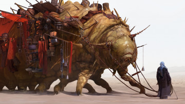 Картинка фэнтези существа пустыня существо кочевник