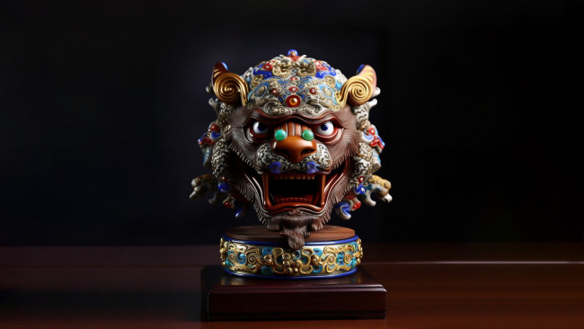 Обои картинки фото разное, сувениры, статуэтка, дракона