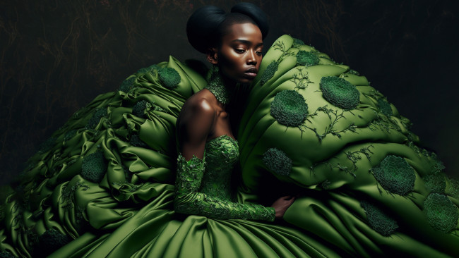 Обои картинки фото рисованное, люди, нейросетевые, девушки, нейросети