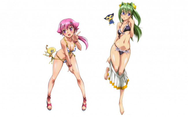 Обои картинки фото аниме, unknown,  другое , девочки, существа