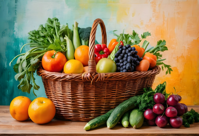 Обои картинки фото 3д графика, еда-, food, фрукты, овощи