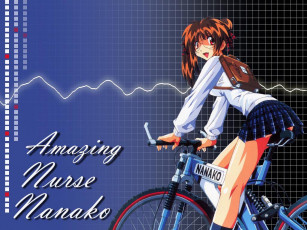 Картинка аниме amazing nurse nanako девушка глаза волосы