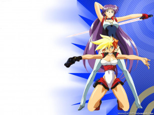 Картинка аниме dirty pair девушка глаза волосы