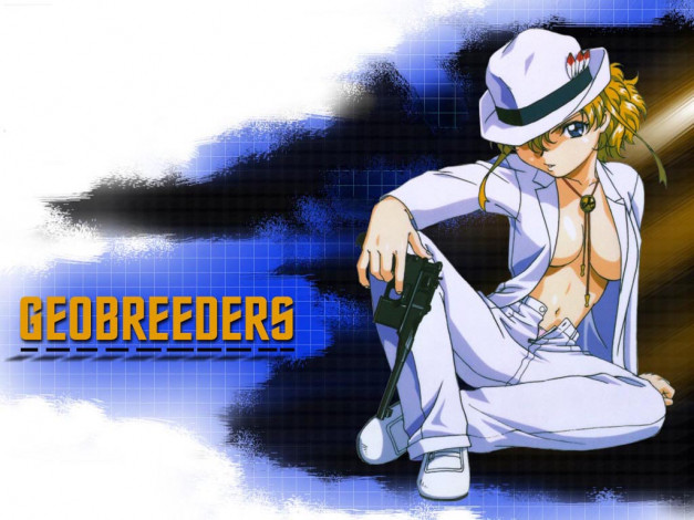 Обои картинки фото аниме, geobreeders, девушка, глаза, волосы