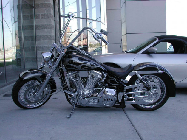 Обои картинки фото мотоциклы, customs