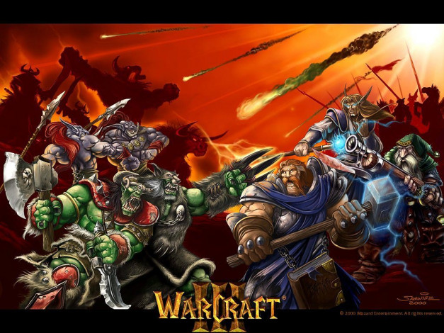 Обои картинки фото видео, игры, warcraft, iii, reign, of, chaos