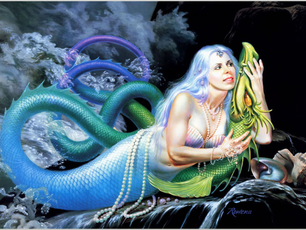 Обои картинки фото фэнтези, русалки
