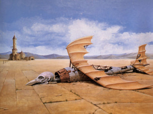 обоя фэнтези, роботы, киборги, механизмы