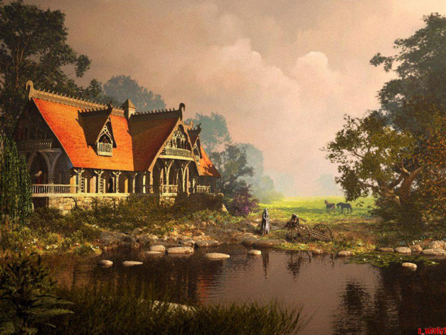 Обои картинки фото andy, simmons, №5, фэнтези, lord, of, the, rings