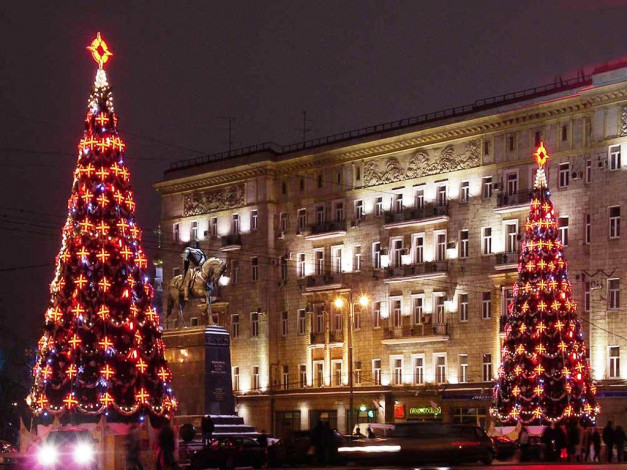 Обои картинки фото тверская, площадь, памятник, юрию, долгорукому, города, москва, россия