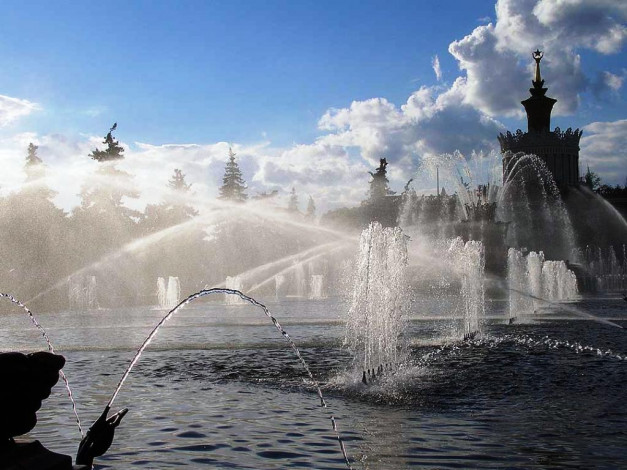 Обои картинки фото вднх, города, москва, россия