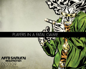 Картинка аниме afro samurai
