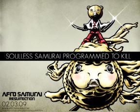 Картинка аниме afro samurai