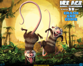 Картинка мультфильмы ice age dawn of the dinosaurs