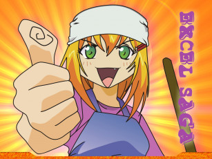 обоя аниме, excel, saga