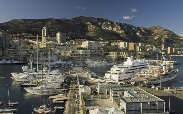 Картинка monaco корабли порты причалы