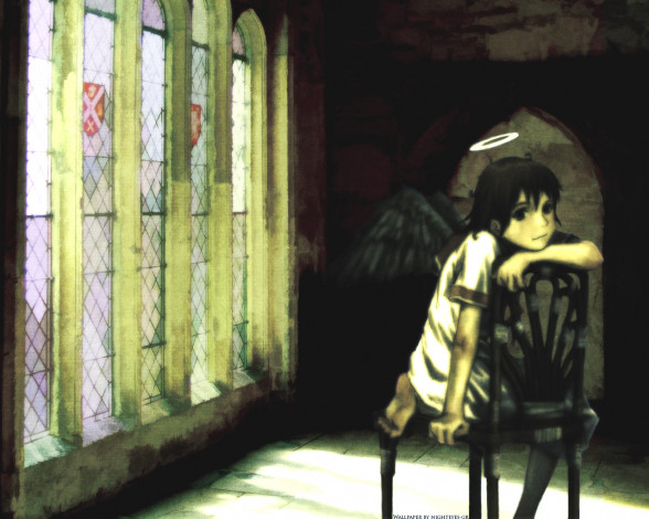 Обои картинки фото аниме, haibane, renmei