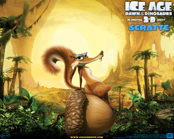 Обои картинки фото мультфильмы, ice, age, dawn, of, the, dinosaurs