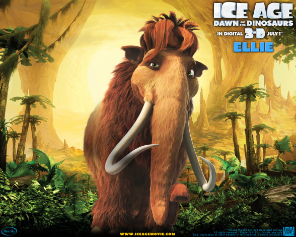 Обои картинки фото мультфильмы, ice, age, dawn, of, the, dinosaurs