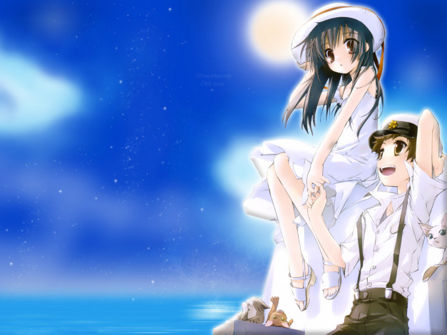 Обои картинки фото аниме, aquarian, age