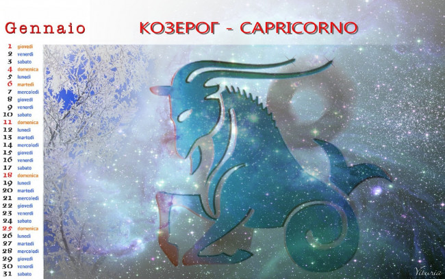 Обои картинки фото козерог, разное, знаки, зодиака