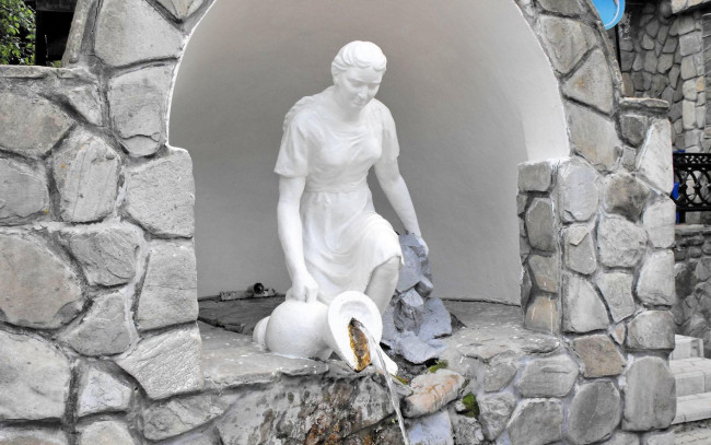 Обои картинки фото наташкины, водопады, города, фонтаны