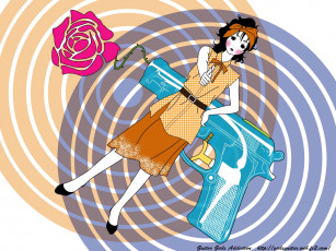 обоя аниме, guitar, girls, addiction