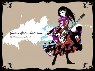 Картинка аниме guitar girls addiction