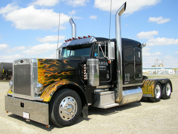 Обои картинки фото автомобили, peterbilt