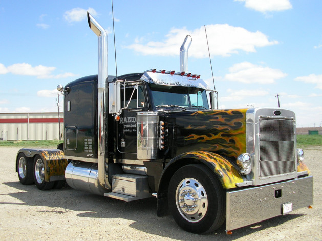 Обои картинки фото автомобили, peterbilt