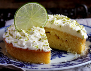 Картинка еда пирожные кексы печенье лайм крем пирог