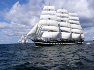 Картинка крузенштерн корабли парусники парусник