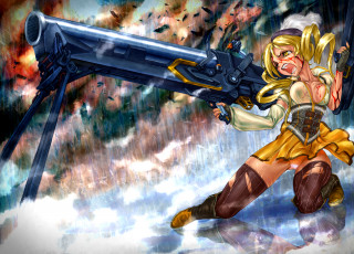 Картинка tomoe mami аниме mahou shoujo madoka magika magica