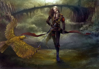 Картинка фэнтези люди птица