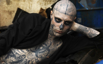 обоя rick, genest, мужчины, rico, the, zombie, тату, boy