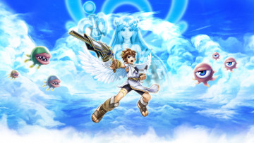 Картинка kid icarus uprising видео игры крылья