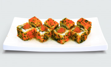 Картинка еда рыба морепродукты суши роллы