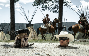 обоя кино, фильмы, the, lone, ranger