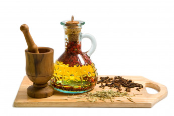 Картинка еда крупы +зерно +специи +семечки розмарин гвоздика перец ступка