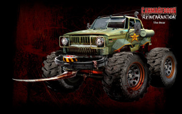 Картинка видео+игры carmageddon+reincarnation автомобиль