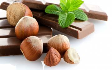 Картинка еда разное фундук шоколад