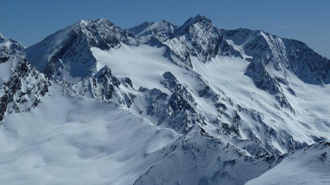 Обои картинки фото природа, горы, снег, вершины