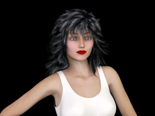 Картинка 3д+графика люди+ people фон взгляд девушка